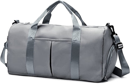 US Sports Gym Travel Duffel Bag Wet Pocket Shoes Compartment Swim Yoga Training