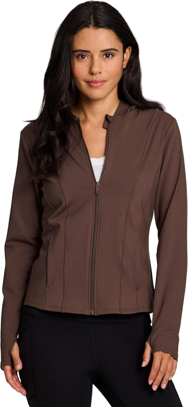 Active Women'S Athletic Breathable Lightweight Zip up Running Jacket with Pockets